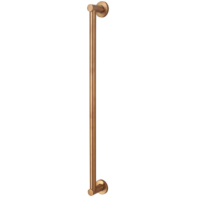 Barre d'appui en chrome Olympia, L 38 po, Or brossé