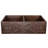 33'' L Double Bowl Copper Kitchen Sink-71401889