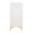 Pershore White and Gold 6-Drawer Double Dresser-1583000902