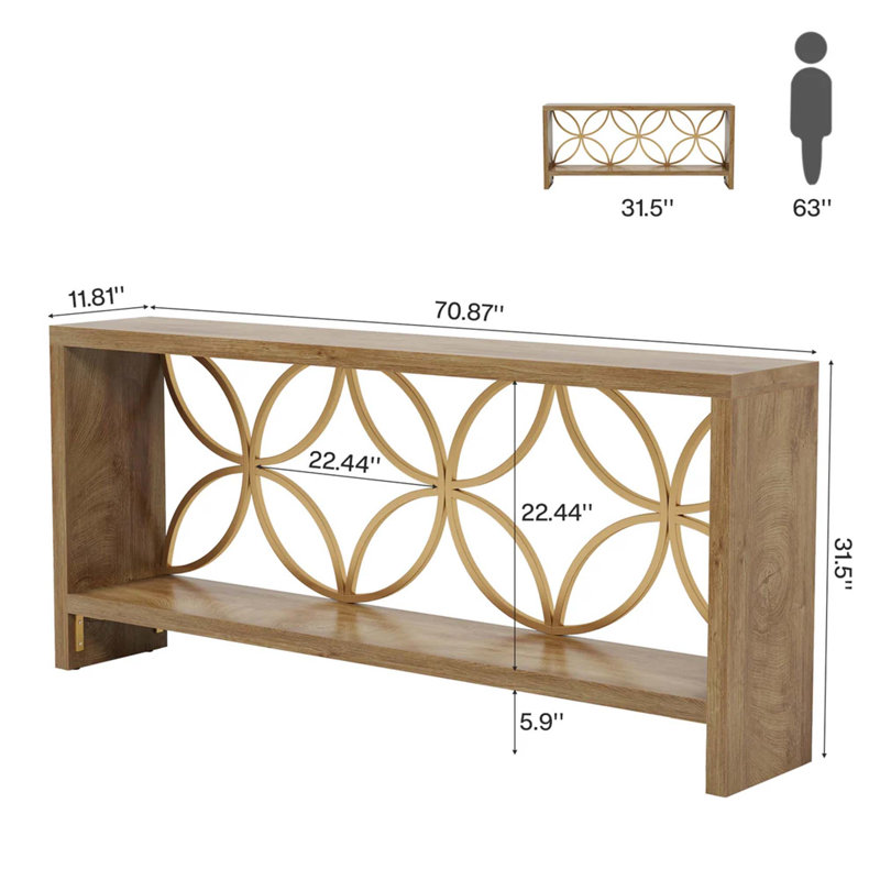 Console Stable Farmhouse avec beaucoup de rangement