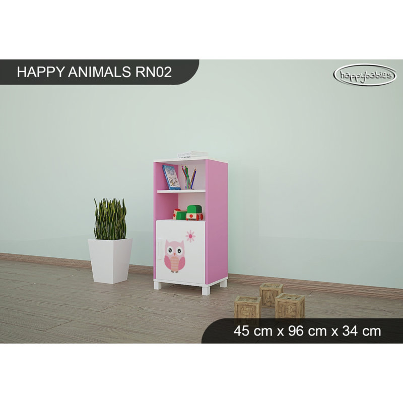 45cm W Animals Kids Cube, Pink