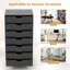 Commode à tiroirs avec roulettes pour bureau à domicile Mitchem-115068678