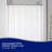 Microban Peva Solid Shower Curtain Liner-71298918