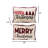 20 In. Embroidered Merry Christmas Throw Pillows Set Of 2