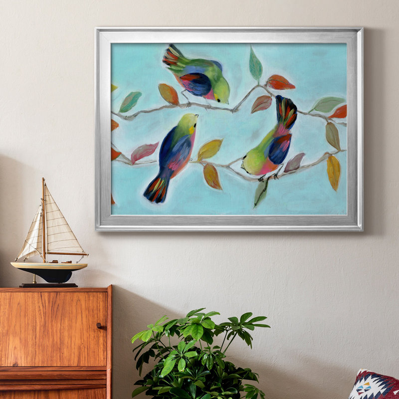 «Open Sky Study II», reproduction d'art sur toile, Argent, H 30,5 po x l 42,5 po x P 1,5 po