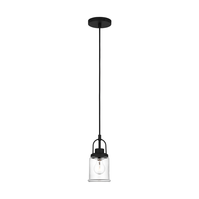 1 - Light Pendant, Midnight Black