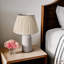 19" Ash Slanted Pleated Tafetta Lampshade-645898316-645898314