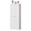 Armoire de cuisine 72 po en métal blanc avec portes, organisateur de rangement autoportant robuste avec 5 tablettes réglables, assemblage sans outils pour garde-manger, cuisine, salle de bain