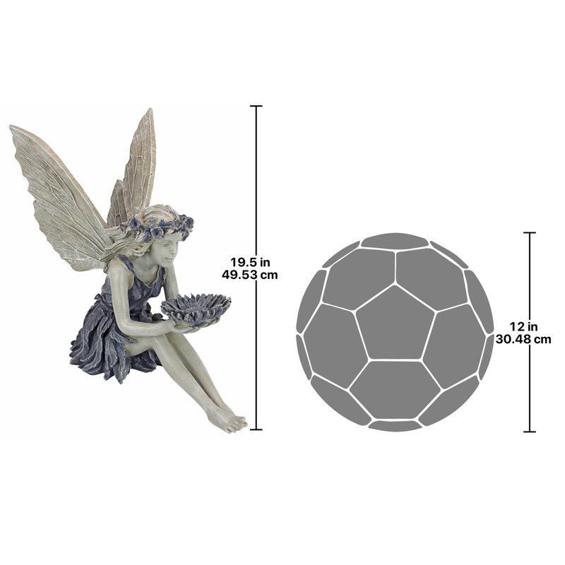 Sunflower Fairy Garden Statue