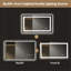 Miroir de salle de bain sans cadre à DEL, miroir intelligent-1724809395