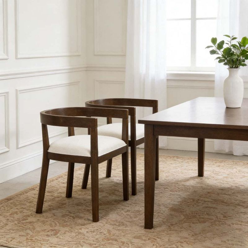 Chaise avec accoudoirs de salle à manger