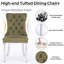 Ensemble de salle à manger rectangulaire en bois avec chaise capitonnée-332671174-332671168-332671196