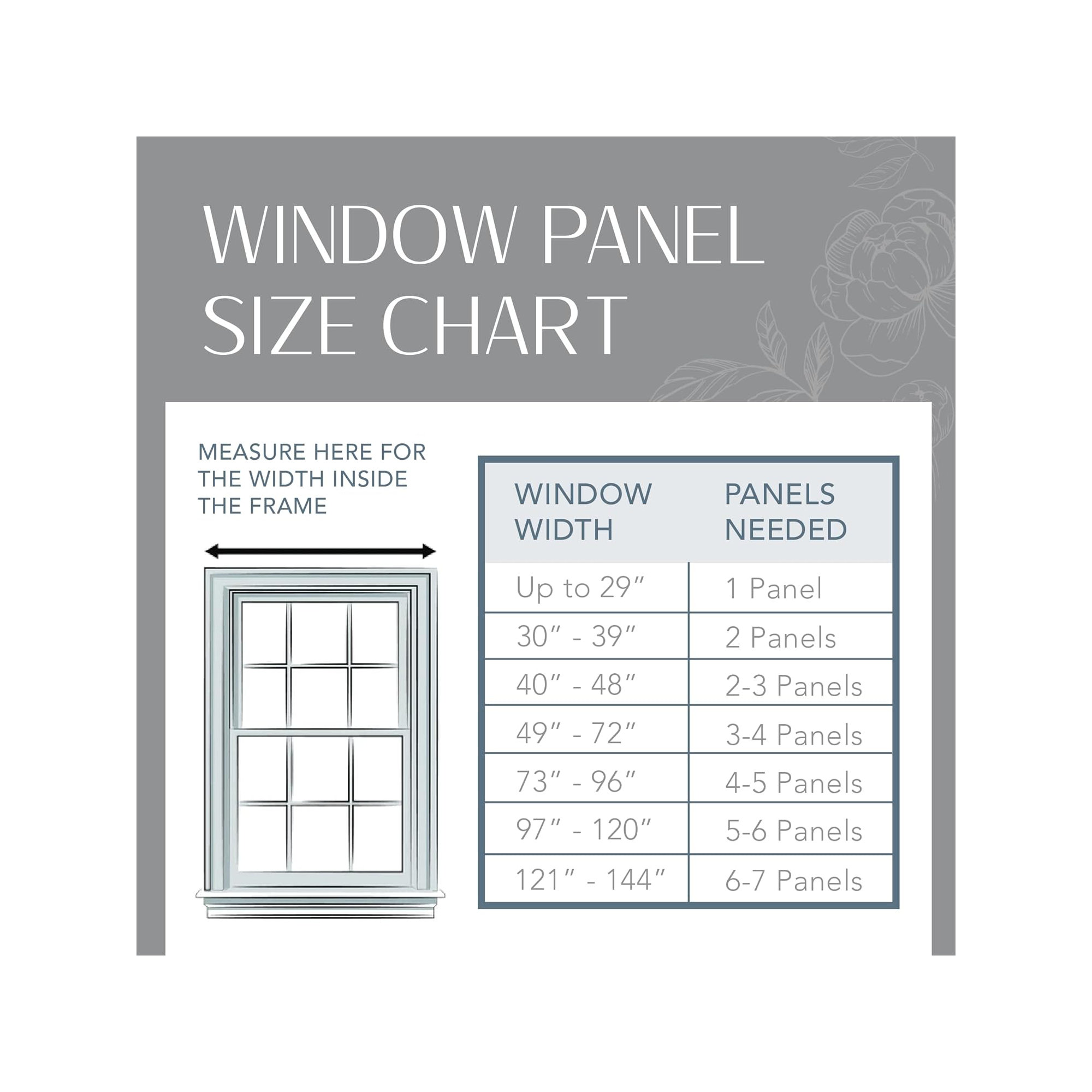 Laurene Blackout Curtain Single Panel, 52" W x 95" L, Gray