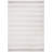 Simonsen Natural Fiber Hand Woven Wool/Viscose/Cotton Geometric Rug in Ivory/Beige-1358530466
