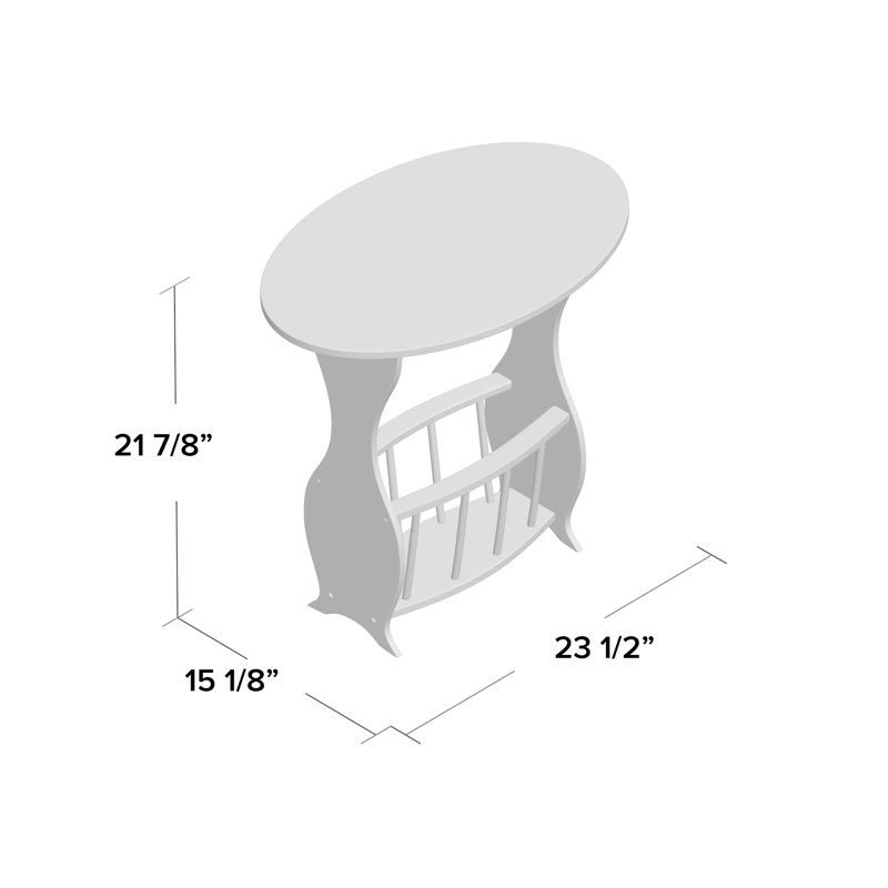 23.44'' Console Table, Pink