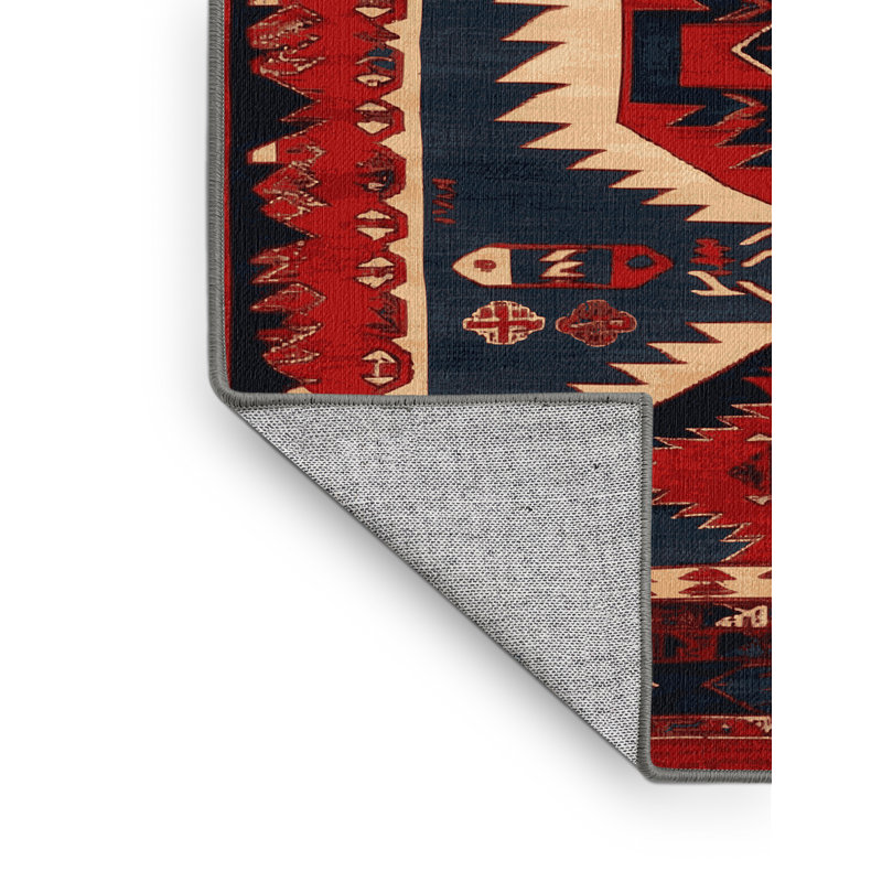 Tapis mauve lavable à la machine, Carré 3 pi