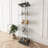 Accent Cabinet, Modern Glass Display Cabinet With Led Lights, 1-Door Tempered Glass Bookshelf-240181344-259483340