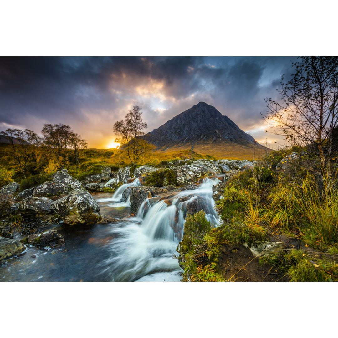 Schöne Landschaft in Schottland von Schroptschop - Drucken