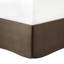 Édredon très grand taupe - Coussins décoratifs brillants 7 pièces à garniture charmeuse