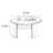 Retro style small apartment round coffee table-105549481