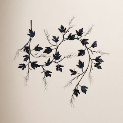 78" Pre-Lit Maple Halloween Garland