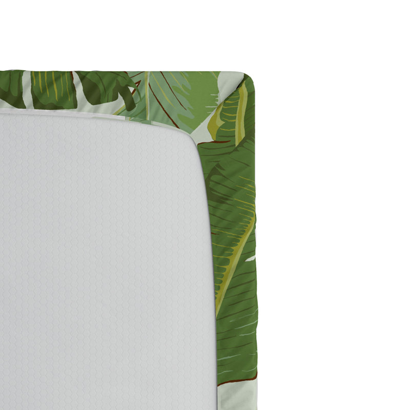 Microfiber Floral Fitted Sheet, Full Fitted Sheet