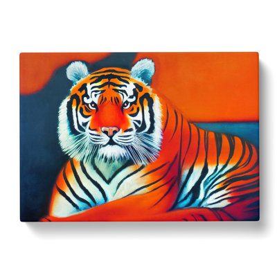 Striking Tiger - Wrapped Canvas