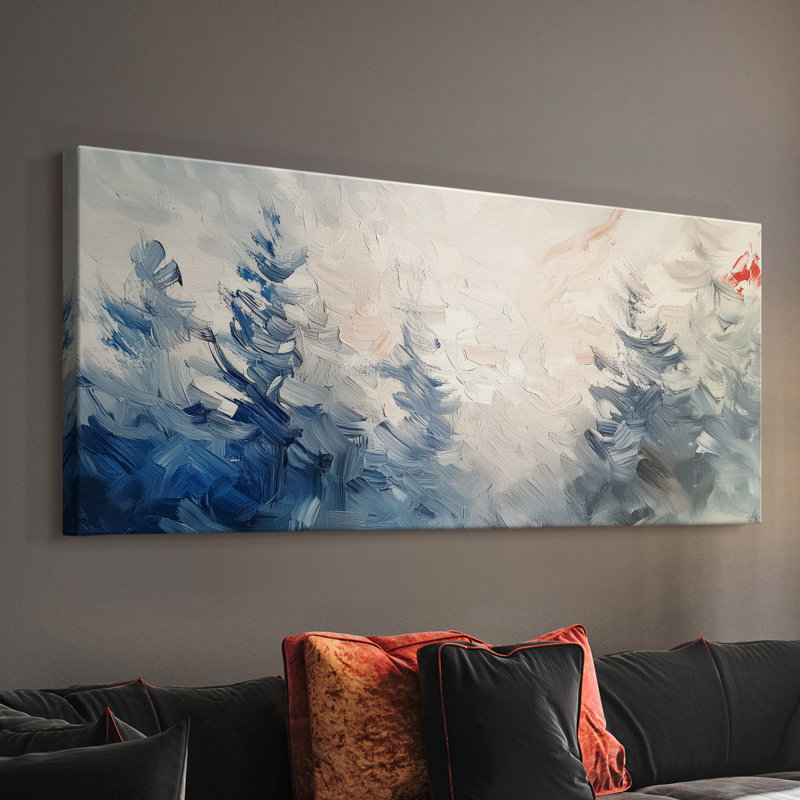 Série paysage - LVI - Toile tendue avec châssis - Prêt à accrocher, H 20 po x l 50 po
