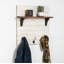 Support mural en bois massif Damari