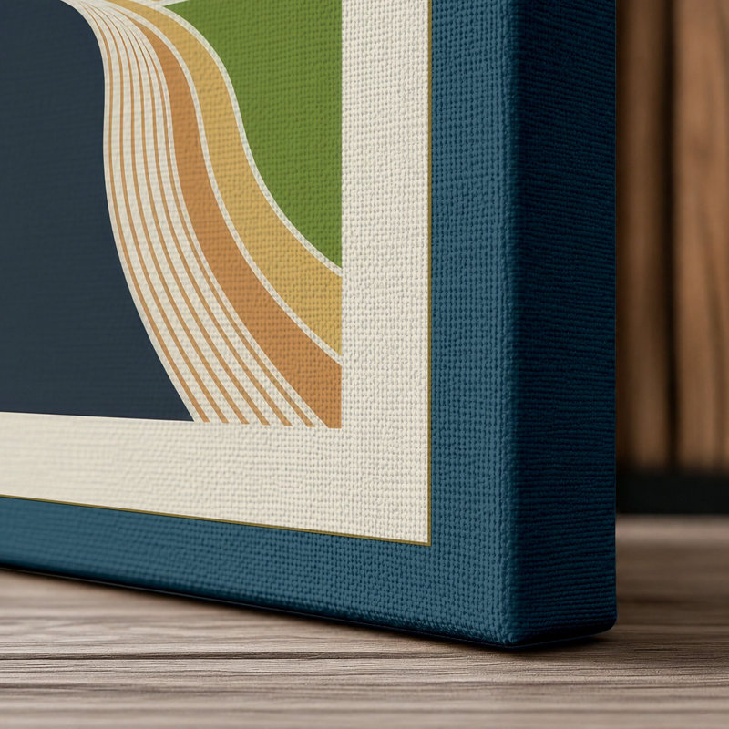 Print, 30x20 - 76.2 x 50.8 cm, Teal Border