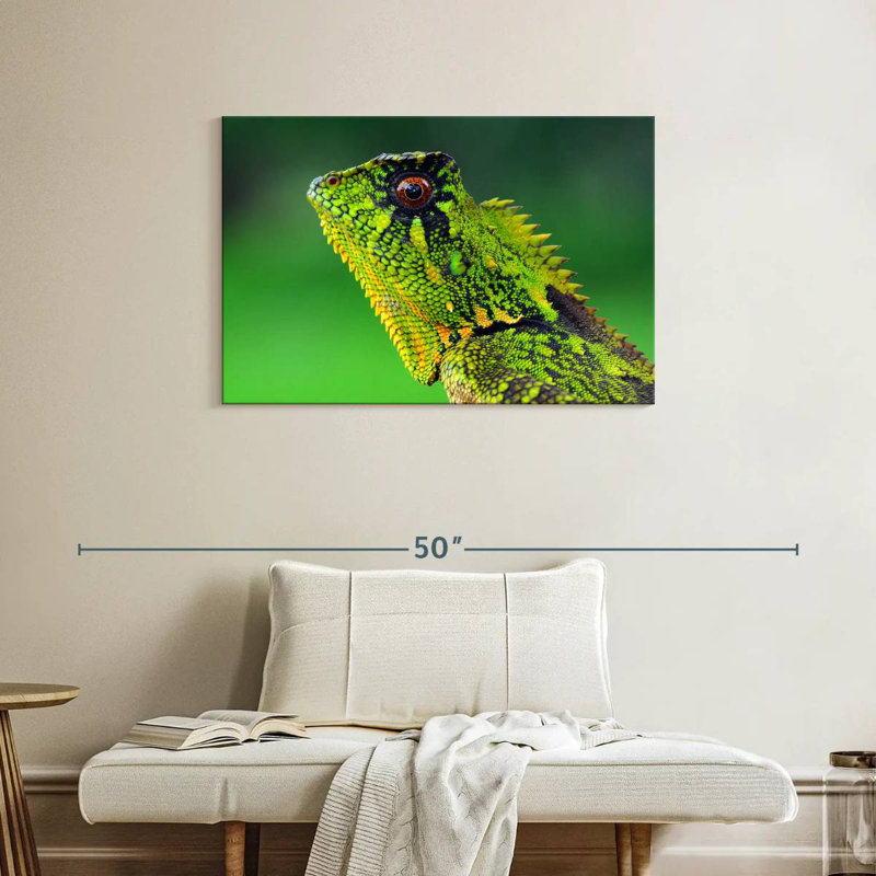 Exotic Lizard, 24" H x 36" W