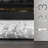 Bria Moroccan Shag Tasseled Performance White/Gray Rug-1063676683