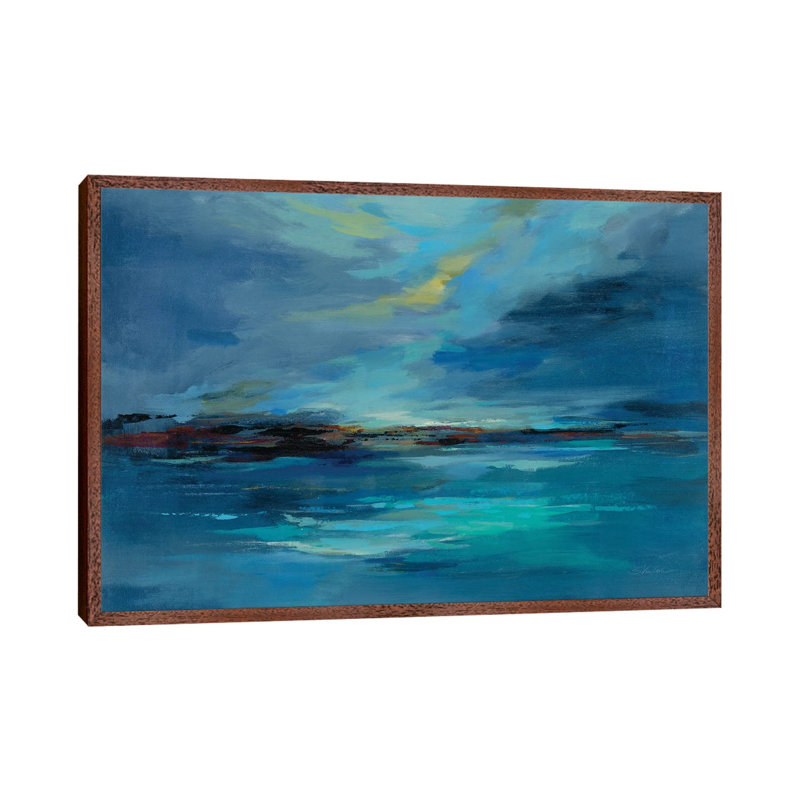 Early Morning Sea 1 Piece Wall Art on Canvas, 66.04 cm H x 45.72 cm W, Classic Wood Framed