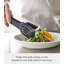 Yamazaki Home Silicone Tongs, Tongs, Silicone, Dishwasher Safe, Floating Design