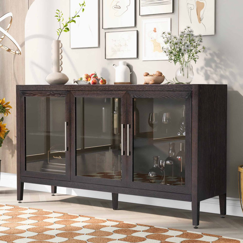 Armoire de rangement Jatasha, Brun