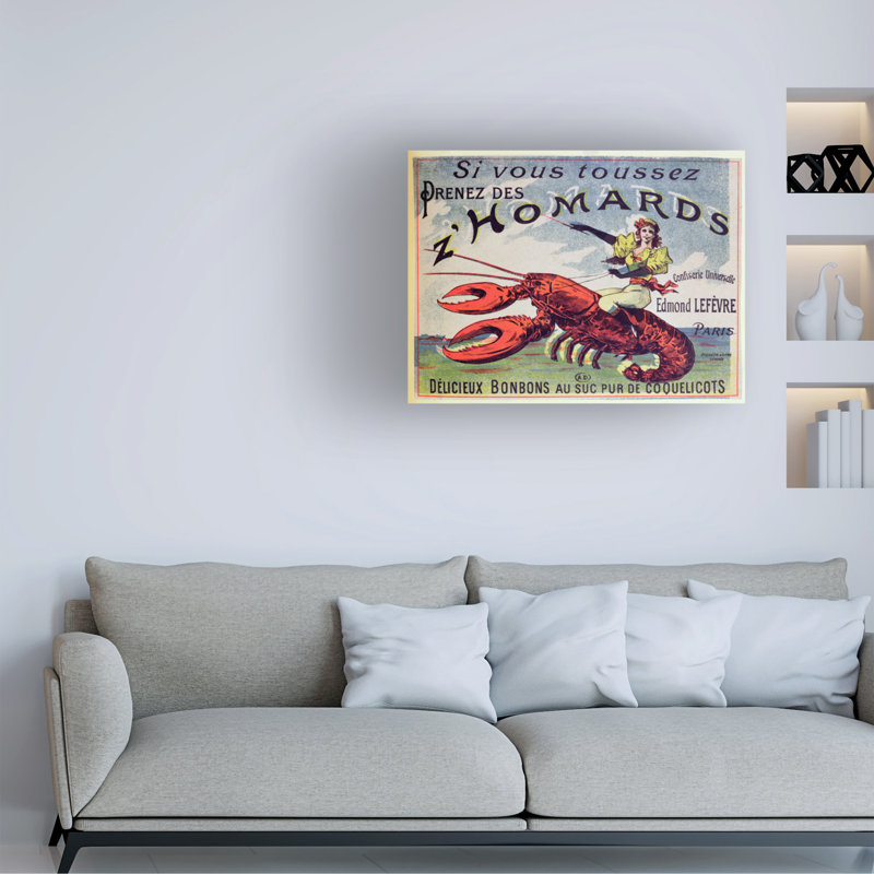 «French School Cough Sweetszhomards», art de la fin du dix-neuvième siècle, H 24 po x l 32 po