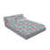 Ambesonne Fitted Sheet & Shams 3 Pcs Retro Botany Exotic Leaves Calking Pale Rust Seafoam Emerald