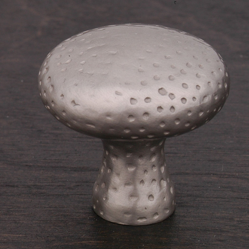 CK Series 1 1/4" Diameter Mushroom Knob, Satin Nickel (Pewter)