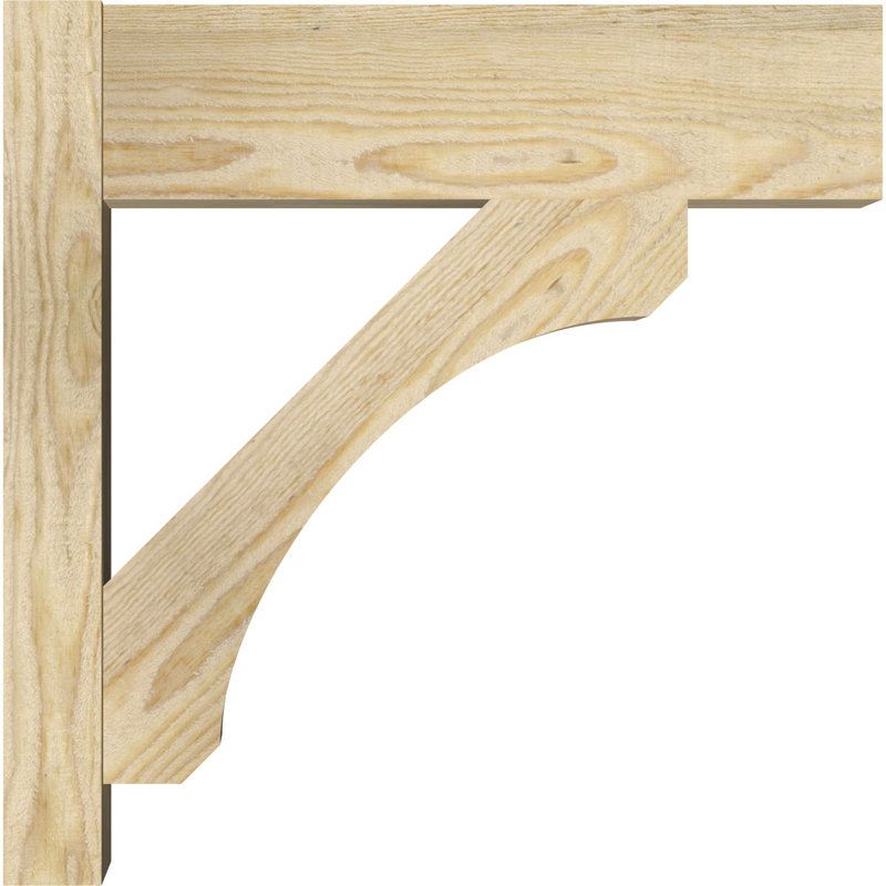 Legacy Block Perspector, P 18 po x H 18 po, Cèdre rouge de l'Ouest de 6 po (sciage brut)