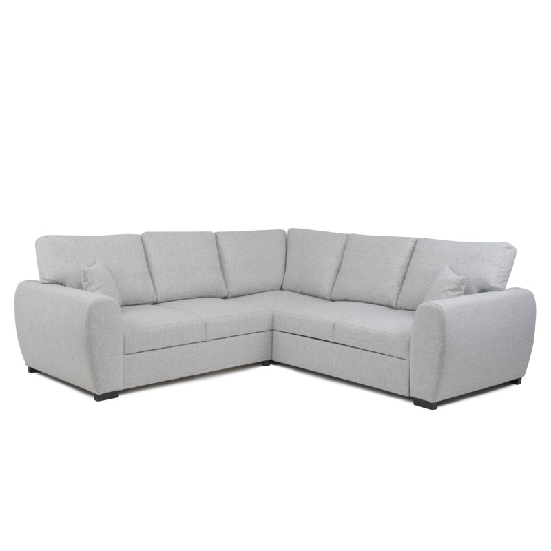 Camareon Corner Sofa Bed, Silver