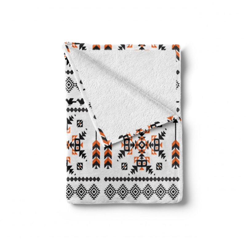 Hand Woven Throw Blanket, 60" W x 80" L