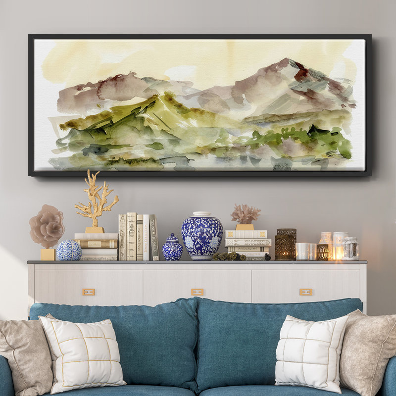 Plum Ridge II- Framed Canvas