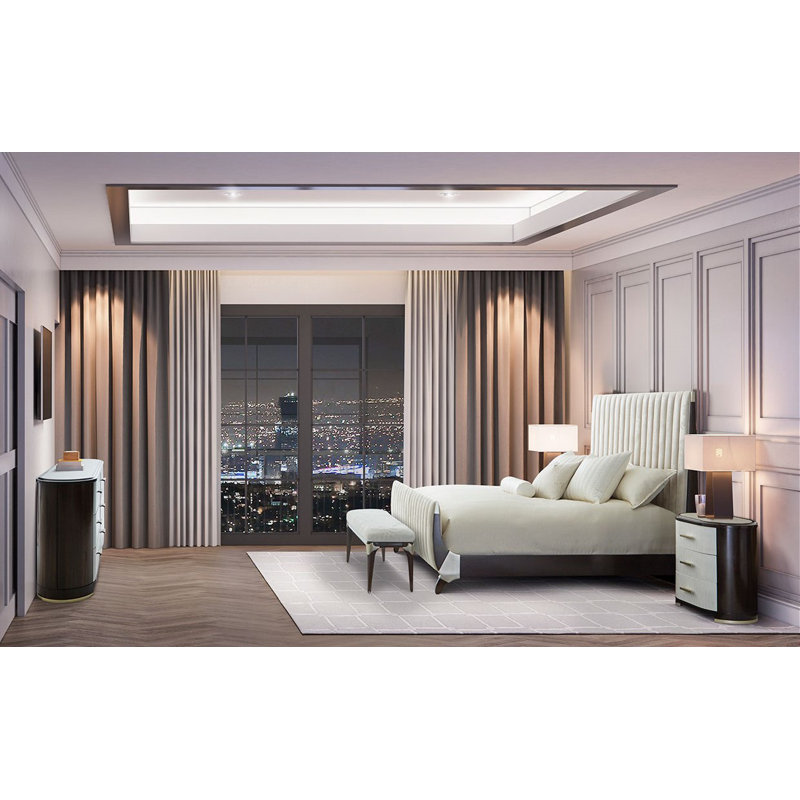 Paris Chic Upholstered Bed, King