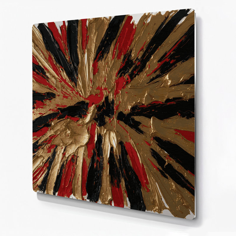 «Neo Expressionism 76», art mural en métal brun
