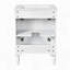 Meuble-lavabo simple avec grandes tablettes de rangement-85642225