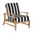 Croquet Teak Patio Chair with Cushions-980890202-890830902-831153939