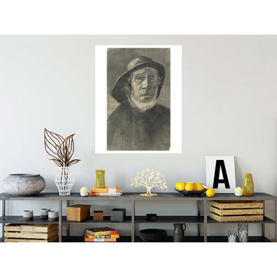 Head of a Fisherman with a Fringe of Beard and a Sou'wester by Vincent van Gogh - Giclee Print
