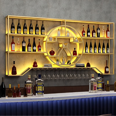 Creative vase wall mounted wine rack