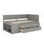 Lit de jour simple avec tiroirs et tablettes-10728919-10728875