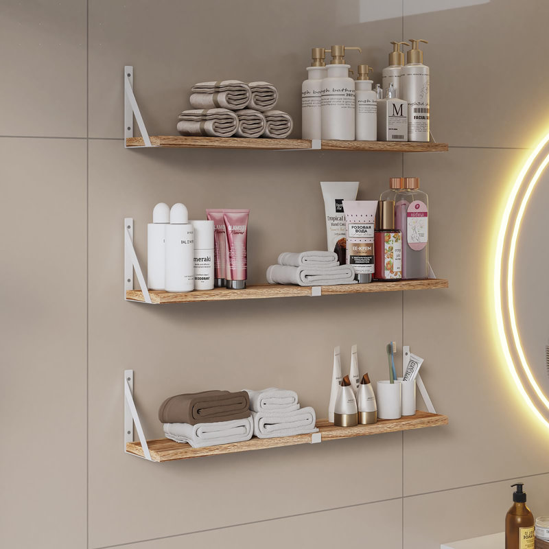 Floating Bookshelf, White